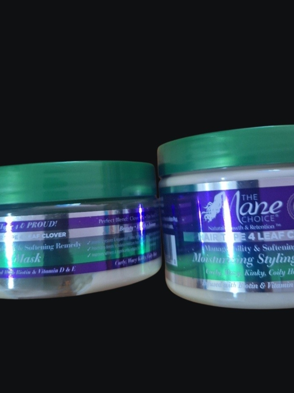 The Mane Choice Moisturizing Styling Hair Mask - Green & Purple